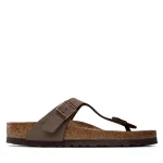 Birkenstock Gizeh Birkibuc Σανδάλια Mocha Regular Fit 0043751 Mocca - Image 2