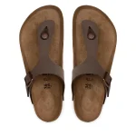 Birkenstock Gizeh Birkibuc Σανδάλια Mocha Regular Fit 0043751 Mocca - Image 4