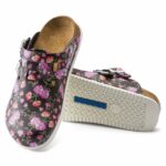 Επαγγελματικά Σαμπώ Birkenstock Kay Super Grip Σχέδιο Blooming Roses 1016662 BLACK - Image 3