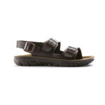 Birkenstock Ανδρικά Σανδάλια Kano Birko Flor 0500801 Dark Brown - Image 3