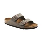 Birkenstock Arizona Birko-Flor Nubuck Σανδάλια σε Γκρι Χρώμα Regular Fit 0151211 - Image 5