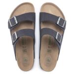 Birkenstock Arizona BS Narrow Fit Ανδρικές Παντόφλες 1023150 Desert Dust Indigo Blue - Image 6