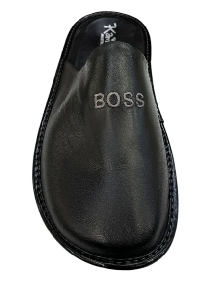 ΑΝΔΡΙΚΗ ΔΕΡΜΑΤΙΝΗ ΠΑΝΤΟΦΛΑ RAMOCA ΜΕ ΣΧΕΔΙΟ 1305 BLACK