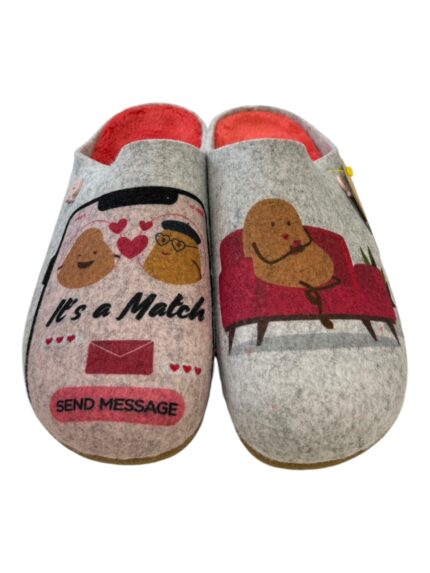 ΓΥΝΑΙΚΕΙΕΣ ΠΑΝΤΟΦΛΕΣ HOT POTATOES BY GIOSEPPO HASLACH GREY