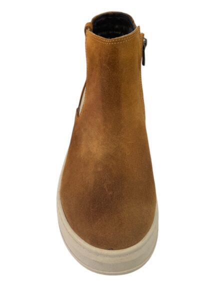 ΓΥΝΑΙΚΕΙΟ ΔΕΡΜΑΤΙΝΟ ΑΝΑΤΟΜΙΚΟ ΜΠΟΤΑΚΙ NATURELLE 1197M ΚΑΦΕ