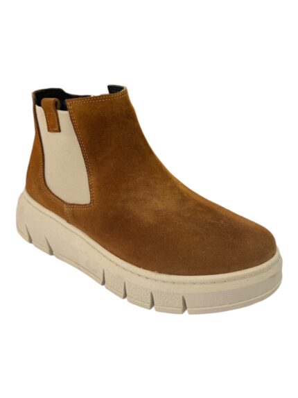 ΓΥΝΑΙΚΕΙΟ ΔΕΡΜΑΤΙΝΟ ΑΝΑΤΟΜΙΚΟ ΜΠΟΤΑΚΙ NATURELLE 1197M ΚΑΦΕ