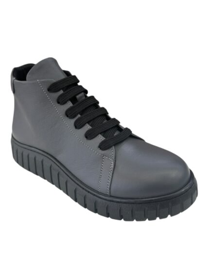 ΓΥΝΑΙΚΕΙΟ ΜΠΟΤΑΚΙ ΔΕΡΜΑΤΙΝΟ NATURELLE 112D ΓΚΡΙ