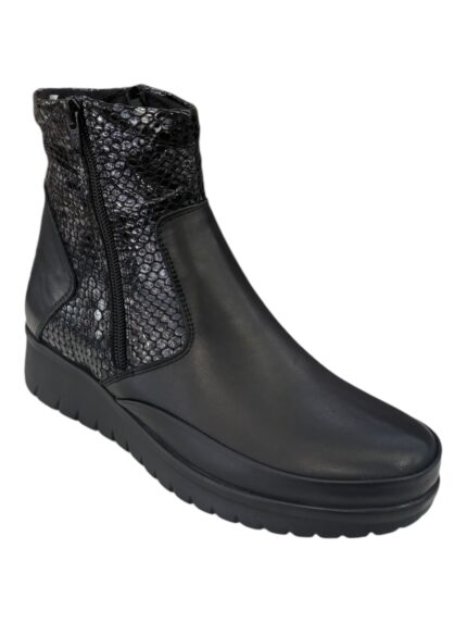 ΓΥΝΑΙΚΕΙΟ ΜΠΟΤΑΚΙ ΔΕΡΜΑΤΙΝΟ ΜΕ ΚΡΟΚΟ NATURELLE 1262N