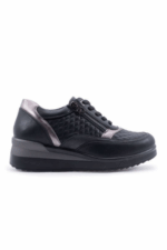 Γυναικεία Ανατομικά Sneakers MY SOFT 25M571 μαύρα - Image 2